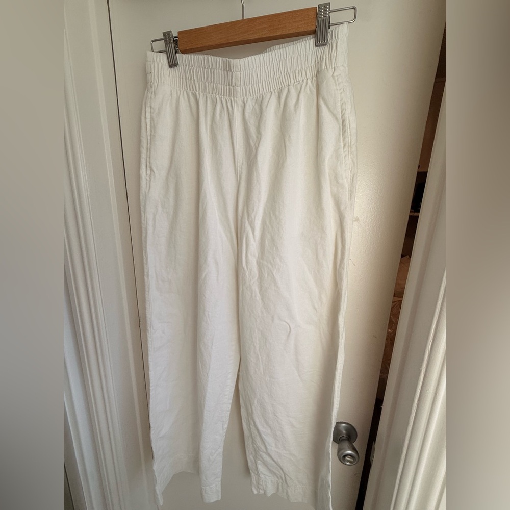 Old Navy Cream Wide Leg Pants